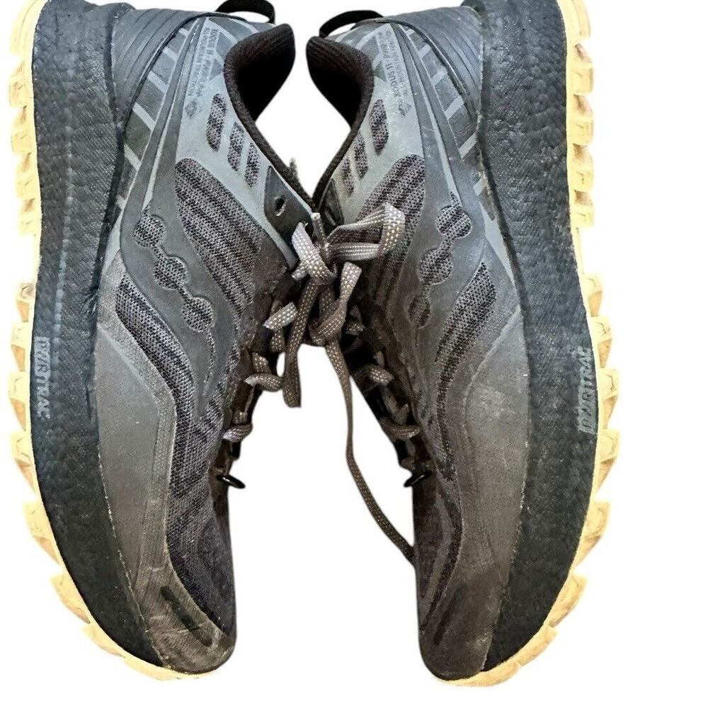 Saucony Xodus 11 Womens Running Shoes Gray Black Trail Hiking Sneakers Size 7.5 - Picture 9 of 11